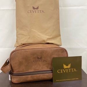 Leather Toiletry Bag For Men (Dopp Kit)